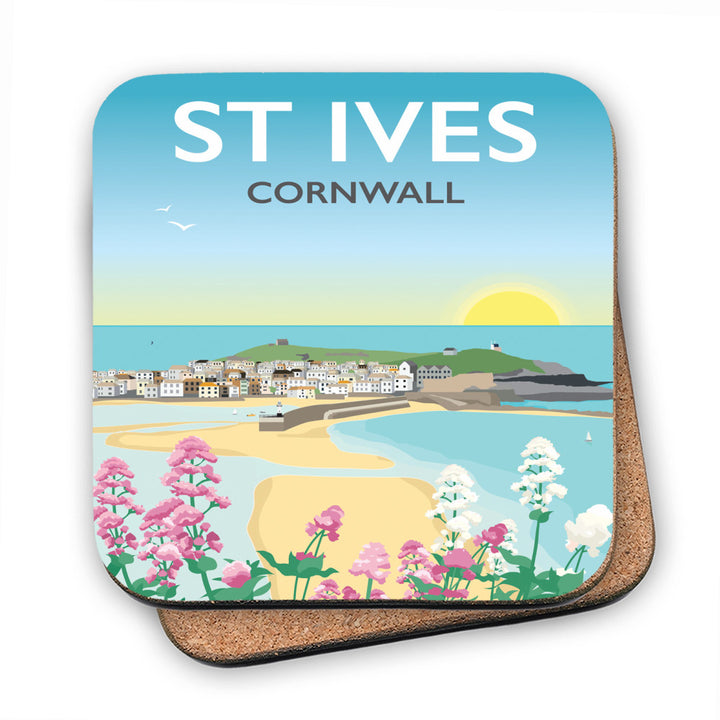 St Ives, Cornwall MDF Coaster