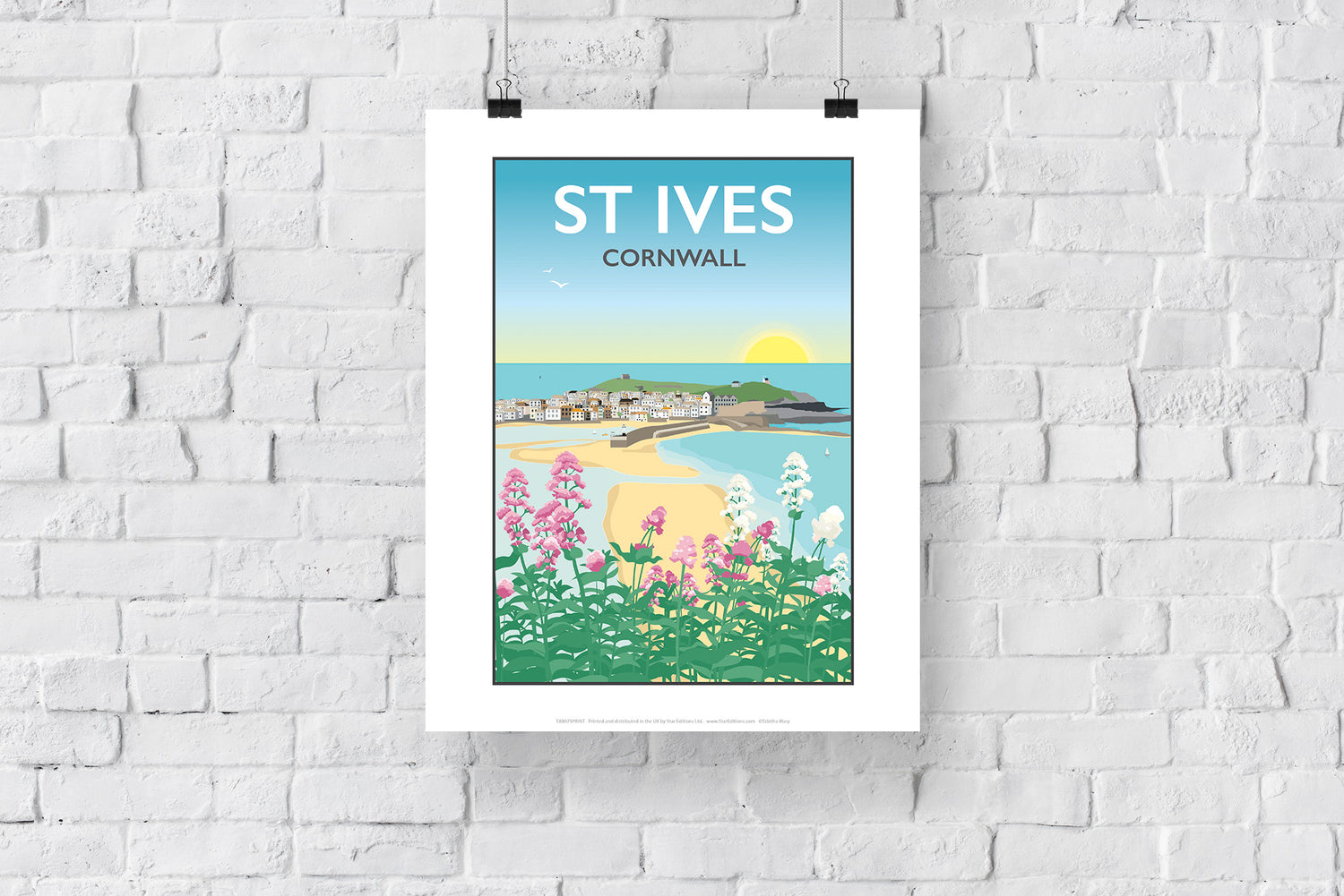 St Ives, Cornwall - Art Print