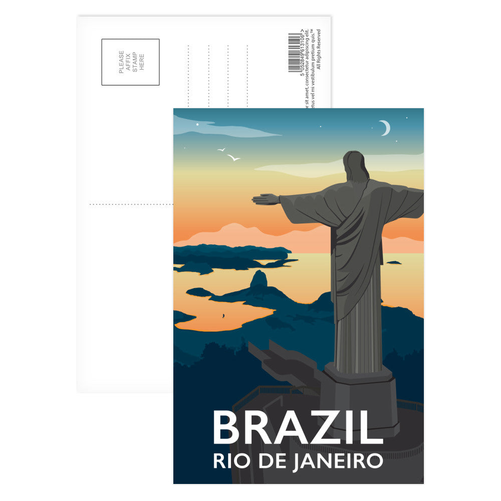 Rio De Janiero, Brazil Postcard Pack