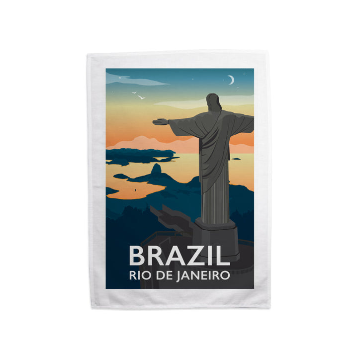 Rio De Janiero, Brazil Tea Towel