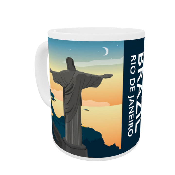 Rio De Janiero, Brazil Coloured Insert Mug