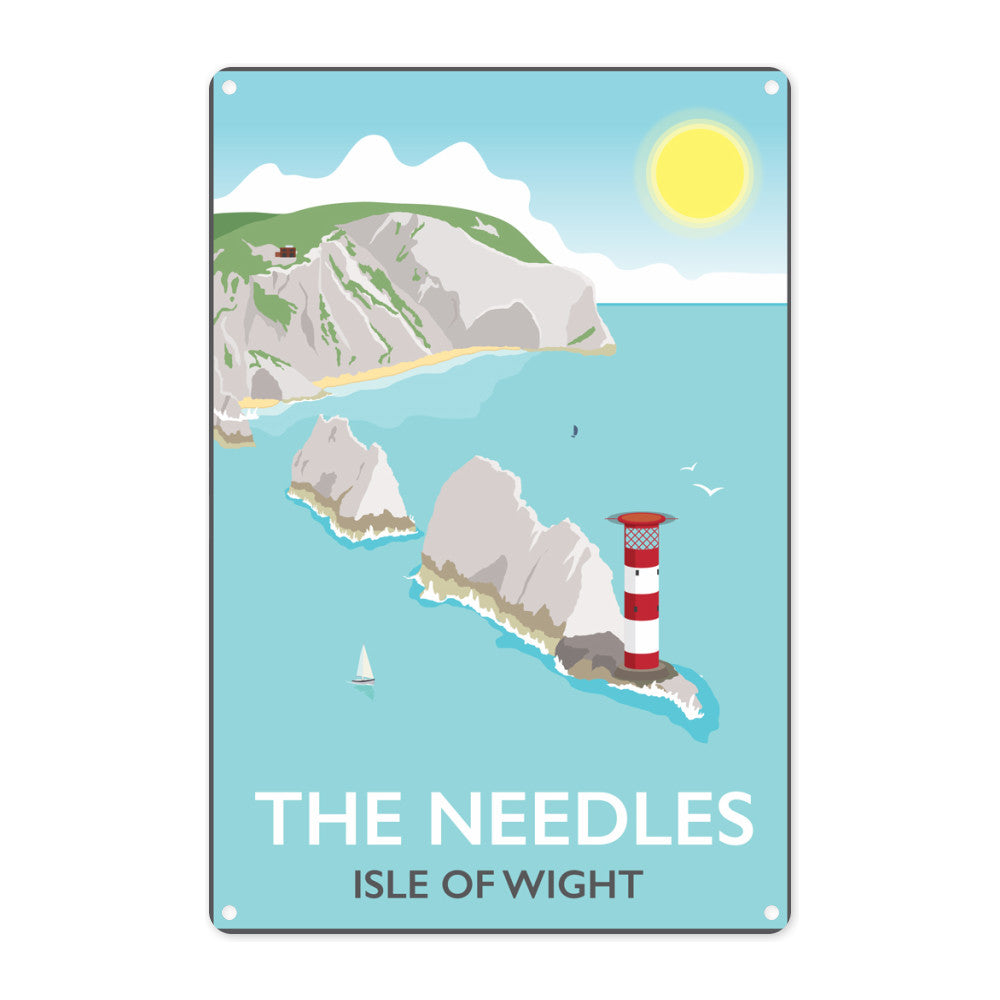 The Needles, Isle of Wight - Metal Sign – Love Your Location