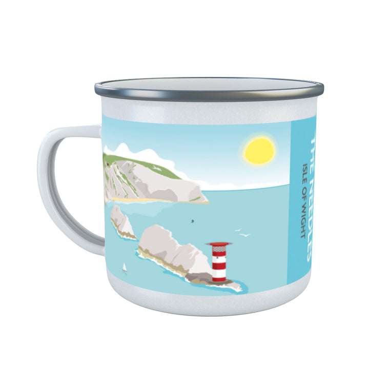 The Needles, Isle of Wight Enamel Mug