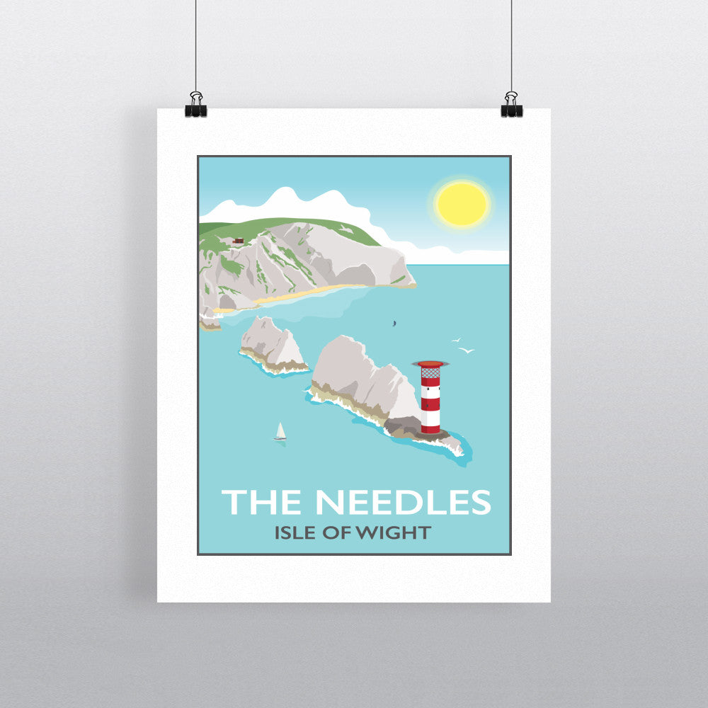 The Needles, Isle of Wight 90x120cm Fine Art Print