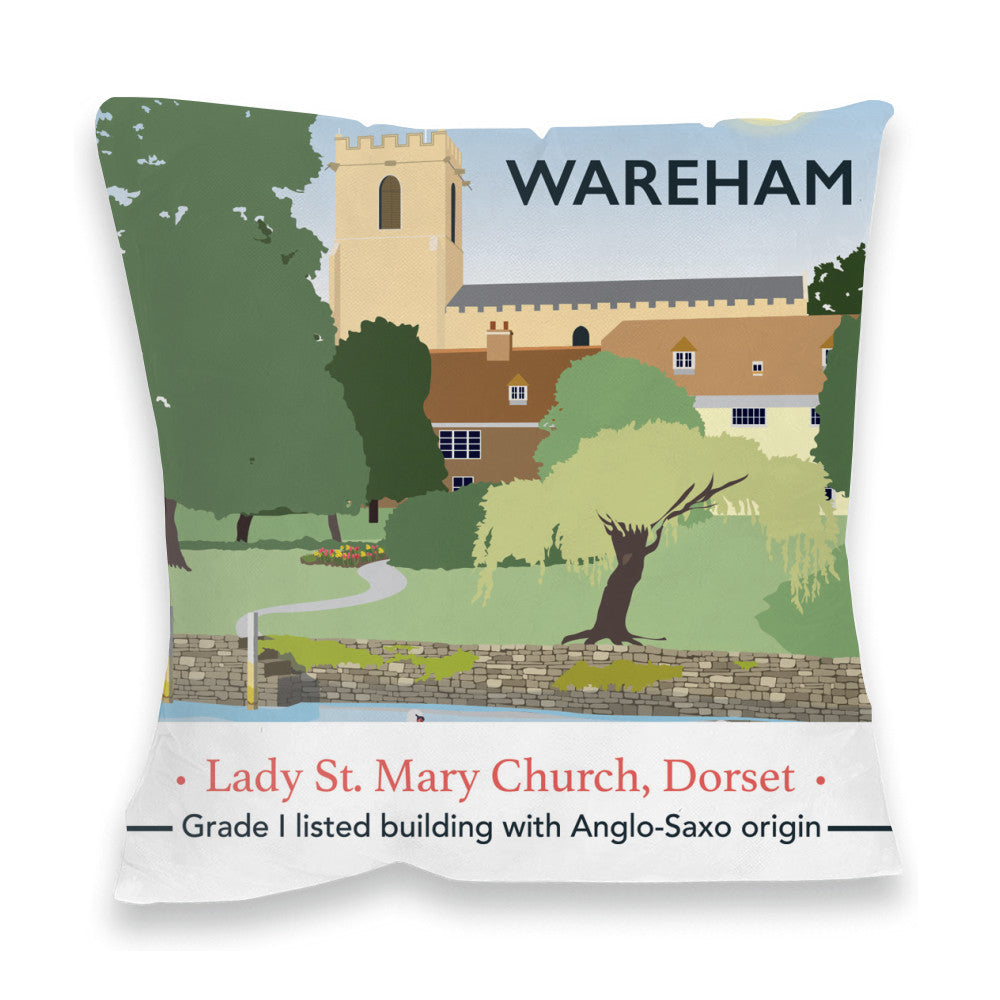 Wareham, Dorset Fibre Filled Cushion