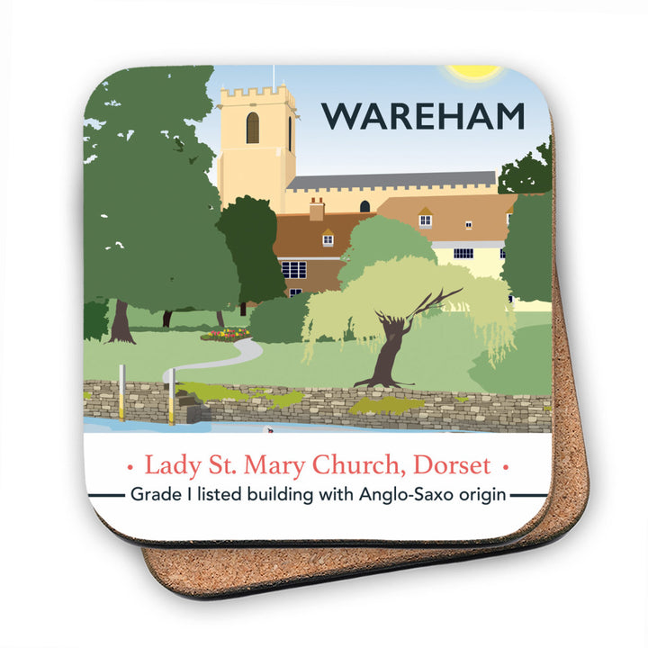 Wareham, Dorset MDF Coaster