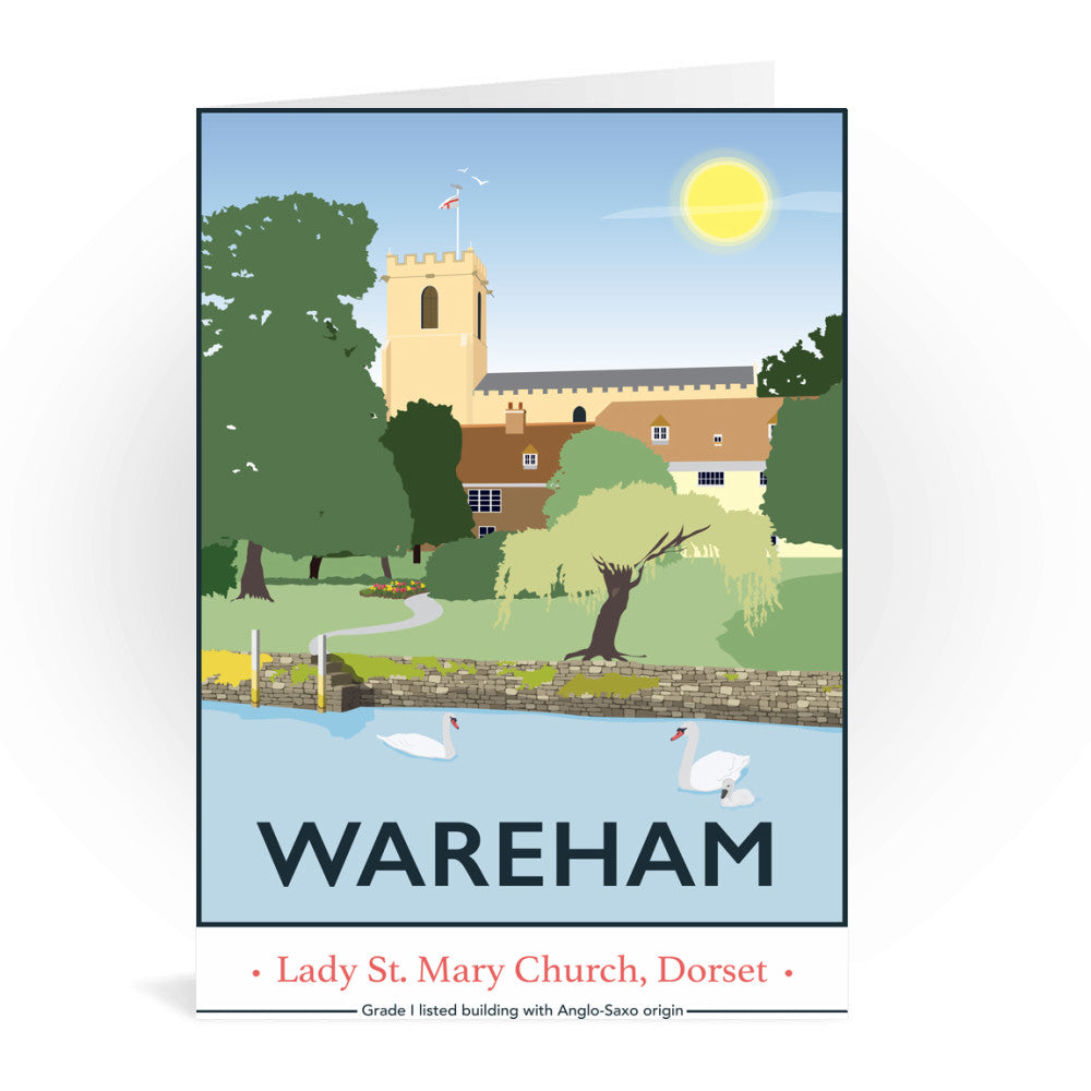 Wareham, Dorset Greeting Card 7x5