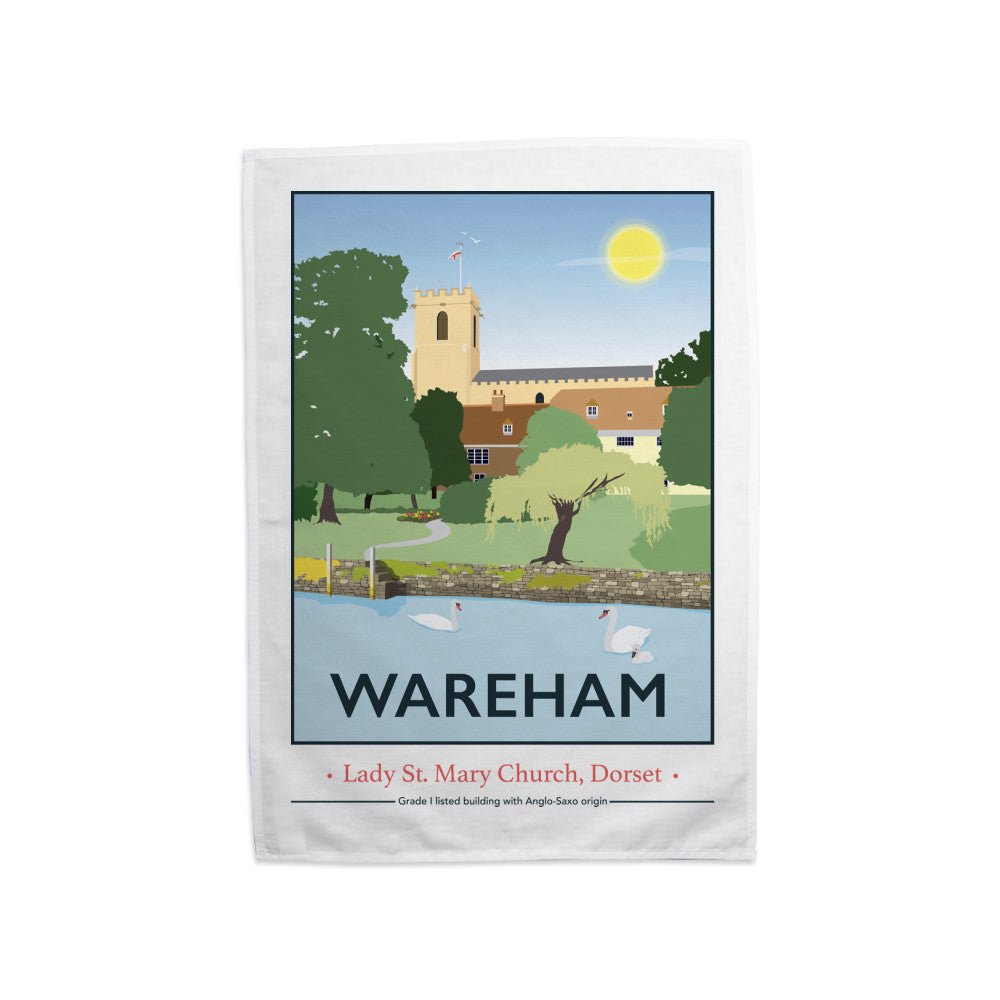 Wareham, Dorset Tea Towel