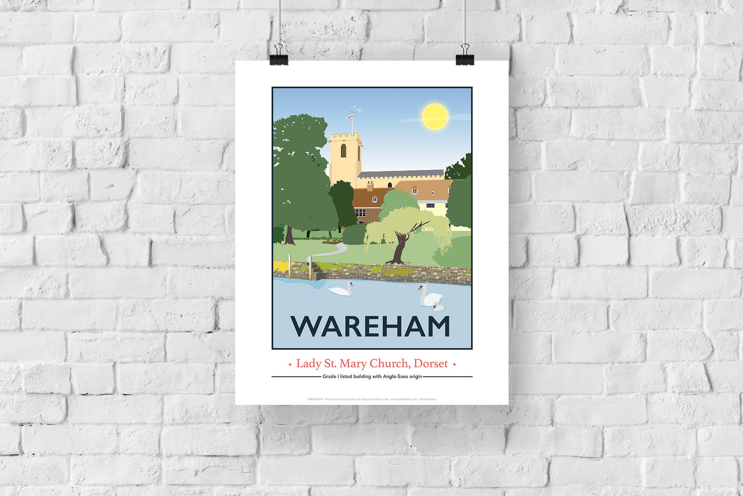 Wareham, Dorset - Art Print