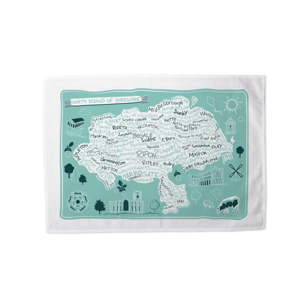 Map of the North Riding of Yorkshire, Tea Towel
