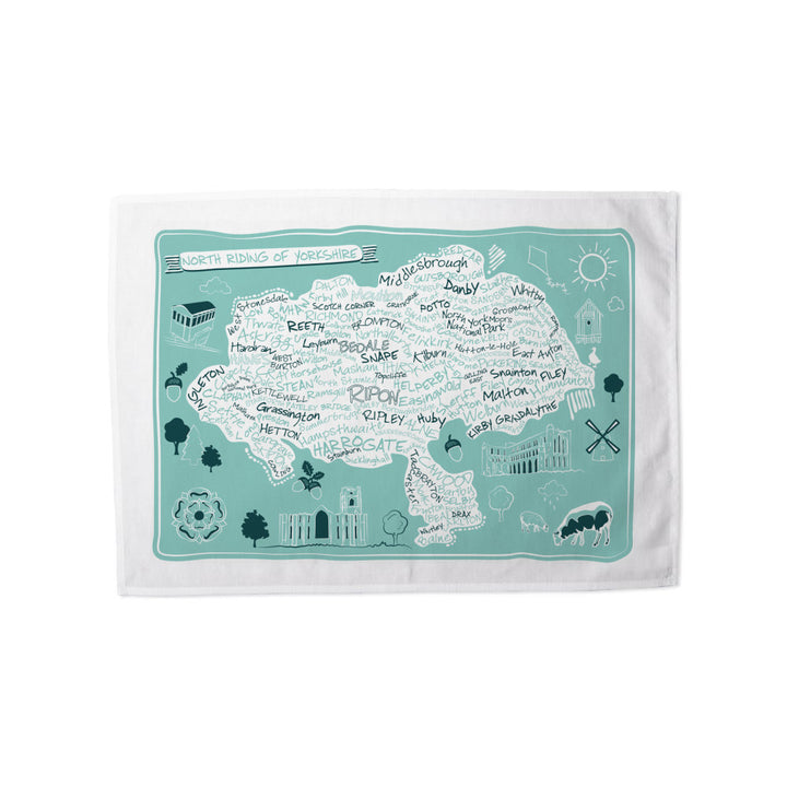 Map of the North Riding of Yorkshire, Tea Towel