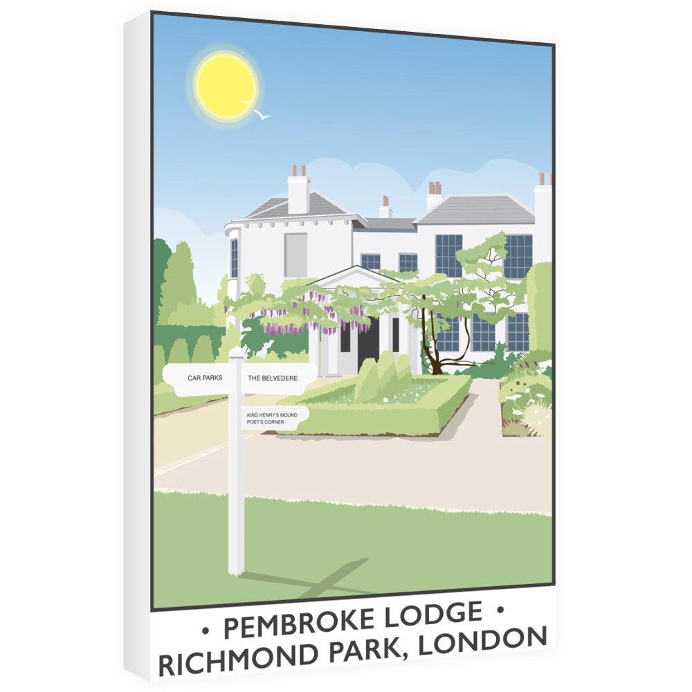Pembroke Lodge, Richmond Park, London 60cm x 80cm Canvas
