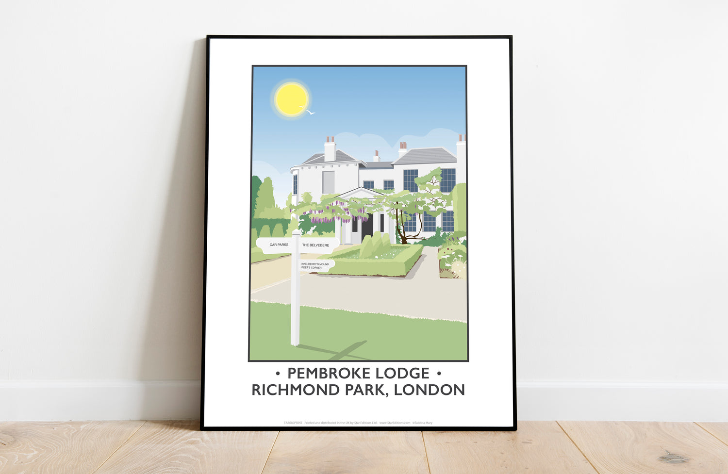 Pembroke Lodge, Richmond Park, London - Art Print