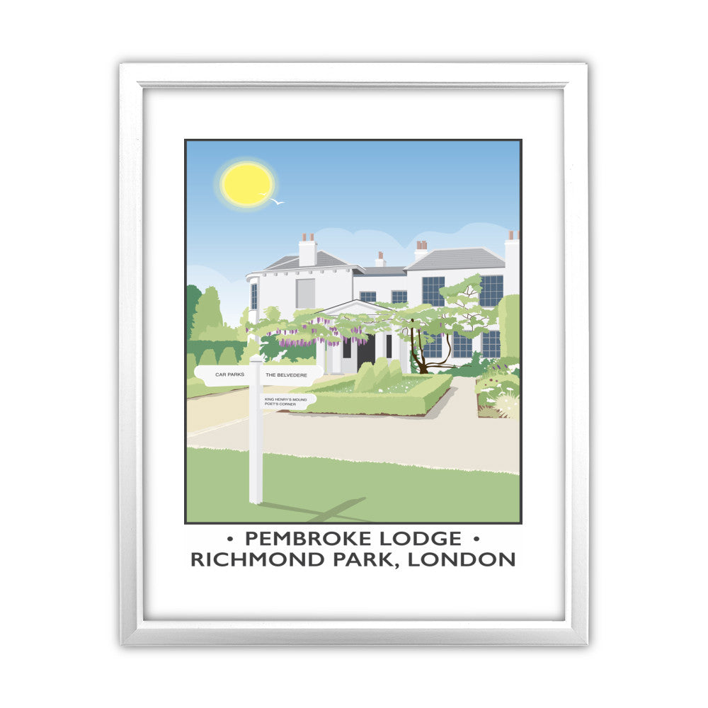 Pembroke Lodge, Richmond Park, London - Art Print