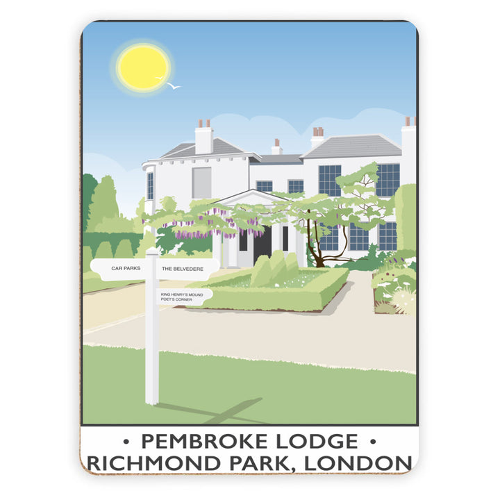 Pembroke Lodge, Richmond Park, London Placemat