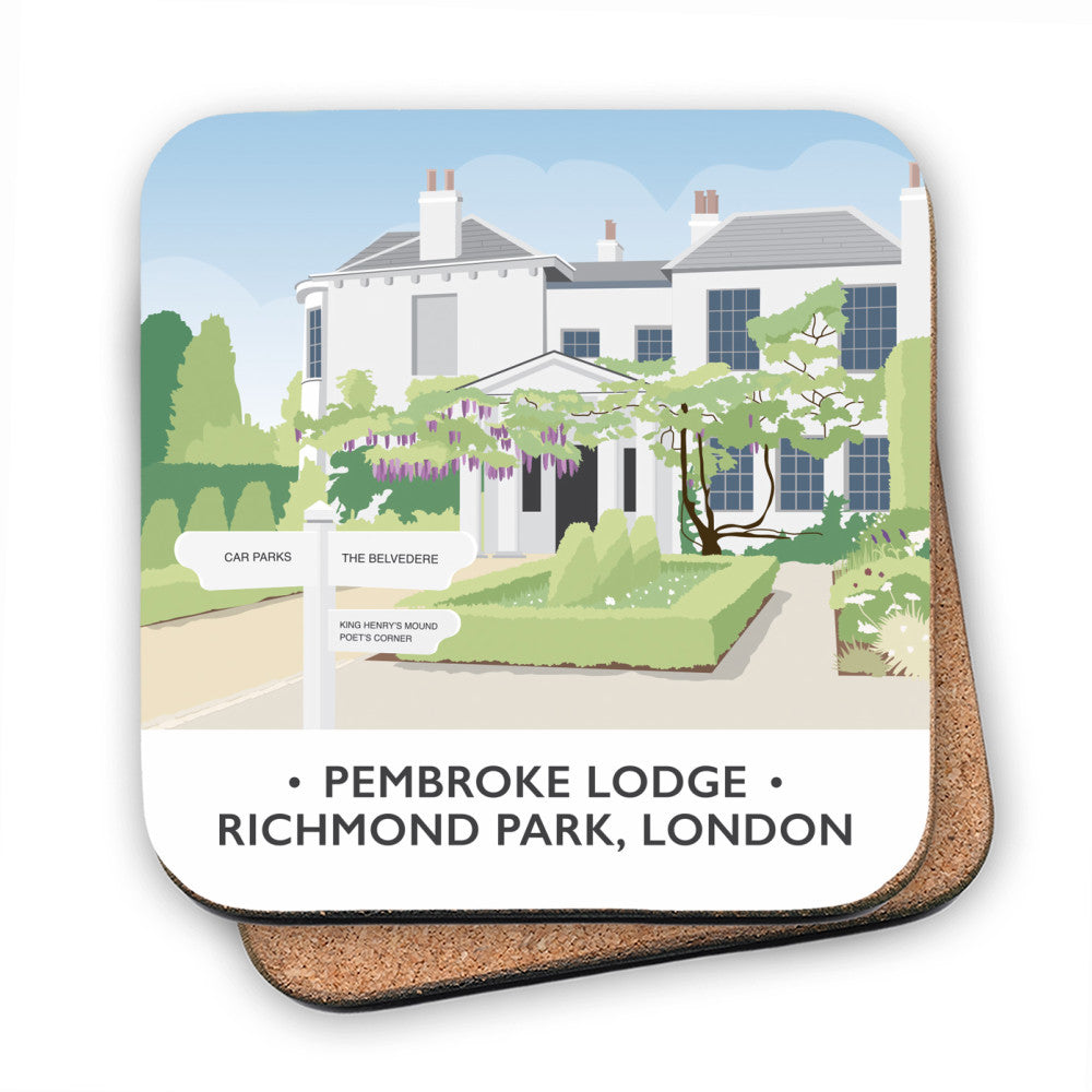 Pembroke Lodge, Richmond Park, London MDF Coaster