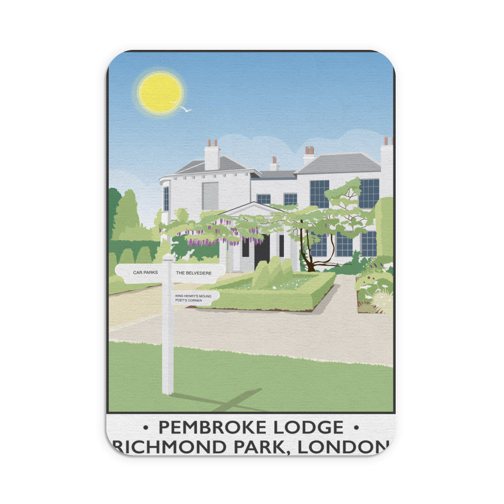 Pembroke Lodge, Richmond Park, London Mouse mat