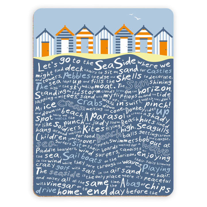Beach Huts, Placemat