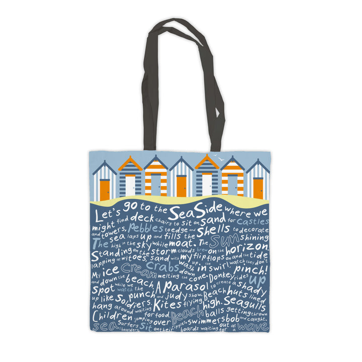 Beach Huts, Premium Tote Bag