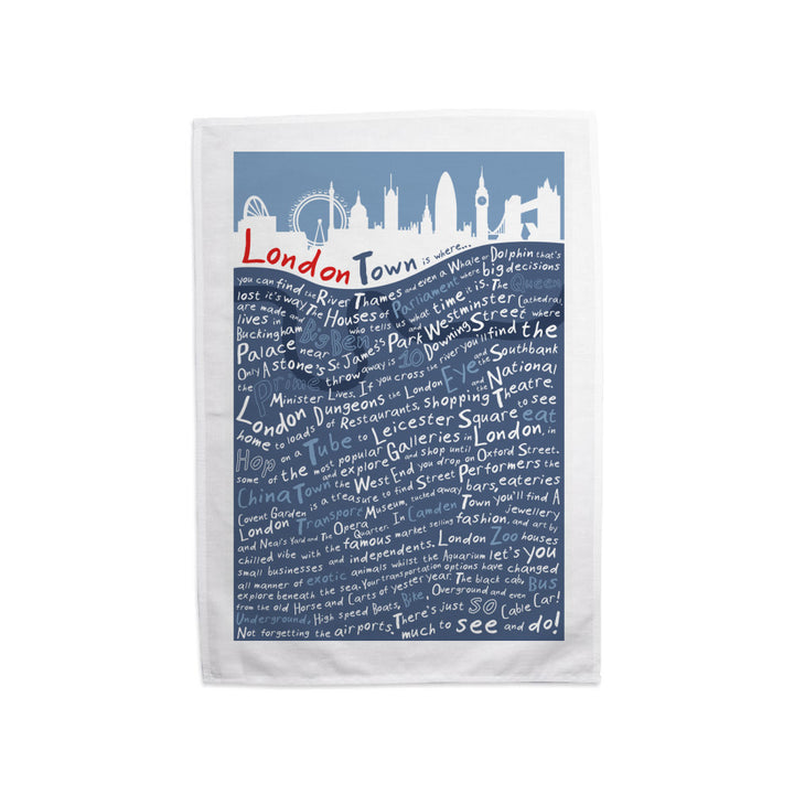 London Town, Tea Towel