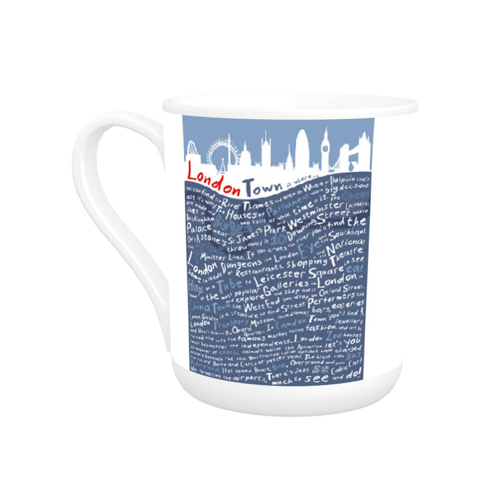 London Town, Bone China Mug