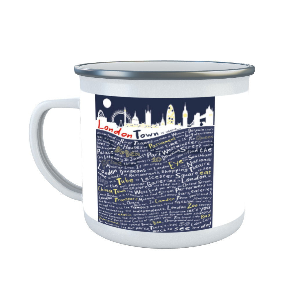 London Town, Enamel Mug