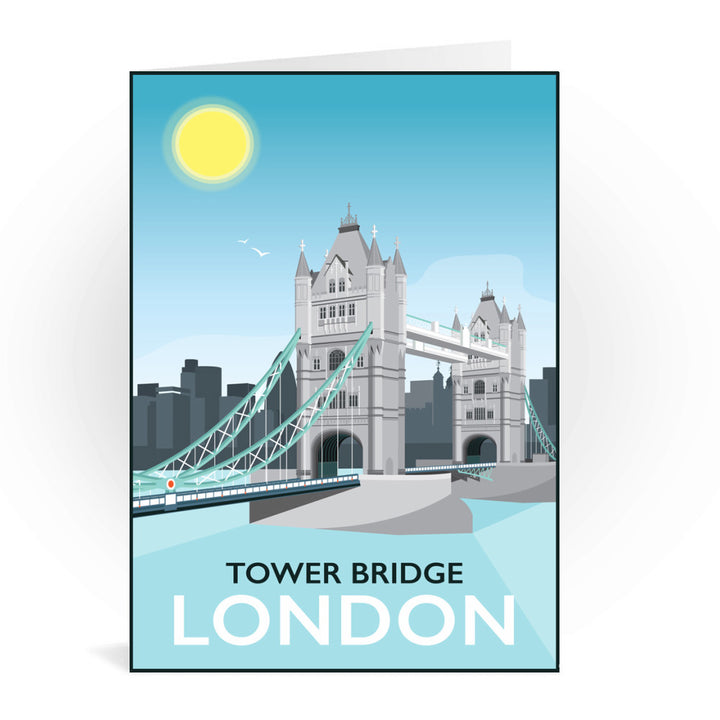 Tower Bridge, London Greeting Card 7x5