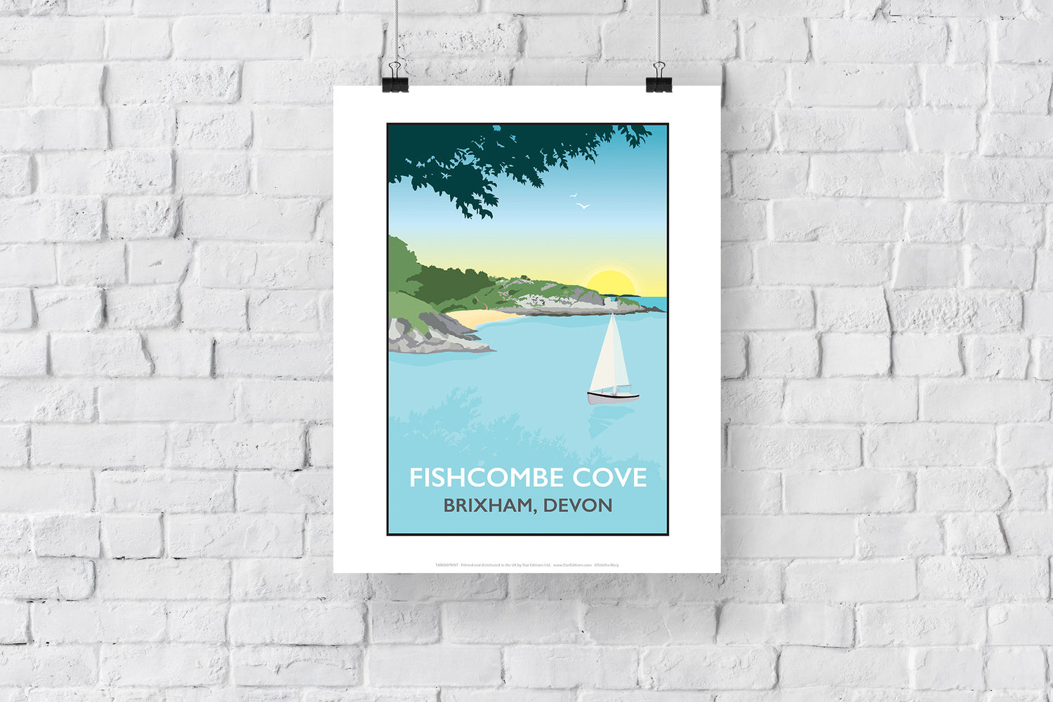 Fishcombe Cove, Brixham - Art Print