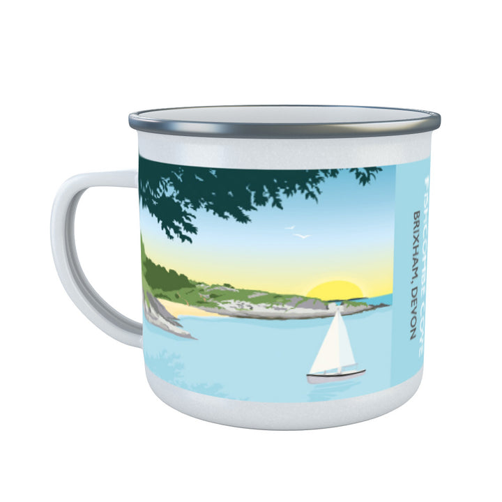 Fishcombe Cove, Brixham Enamel Mug