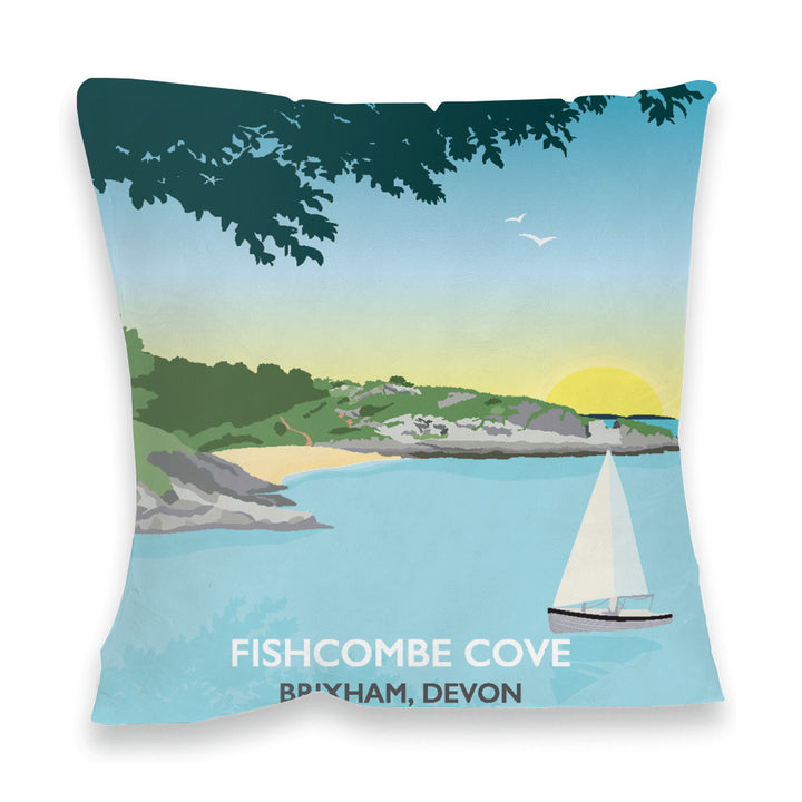 Fishcombe Cove, Brixham Fibre Filled Cushion