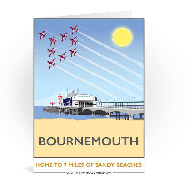 Bournemouth, Dorset Greeting Card 7x5