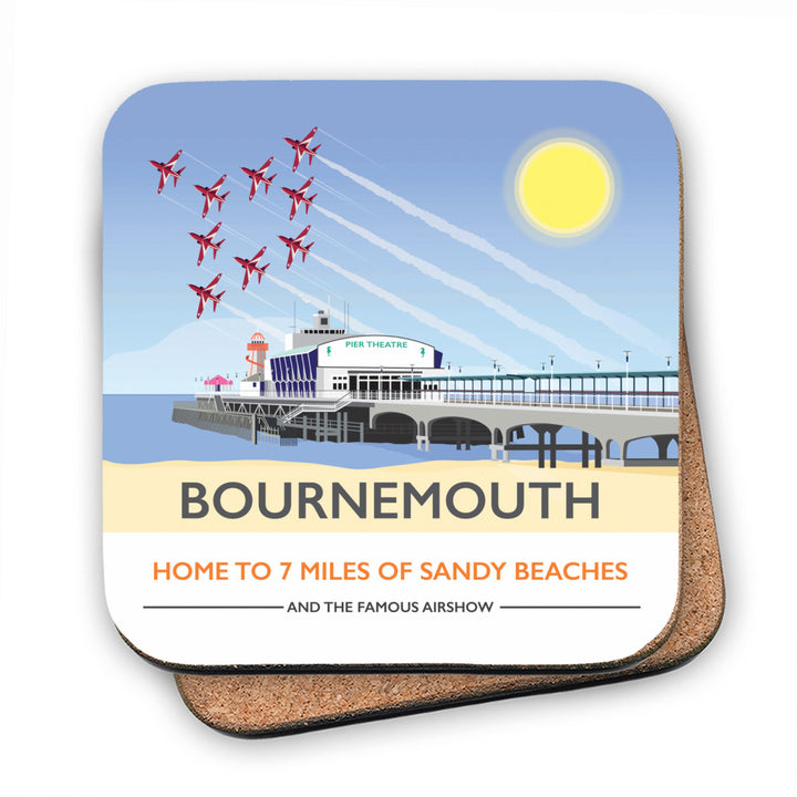 Bournemouth, Dorset MDF Coaster