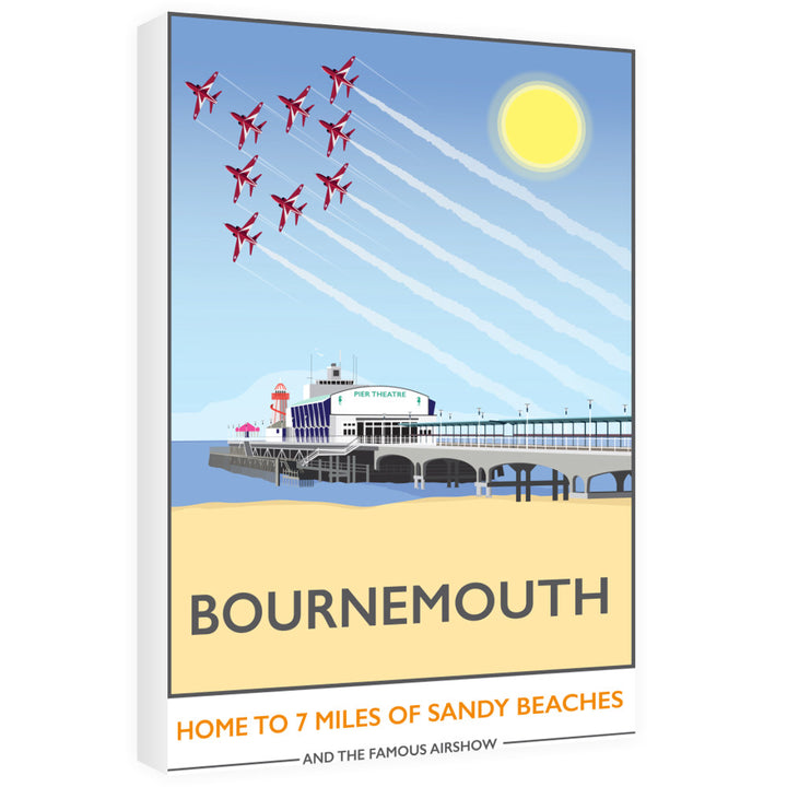 Bournemouth, Dorset 60cm x 80cm Canvas