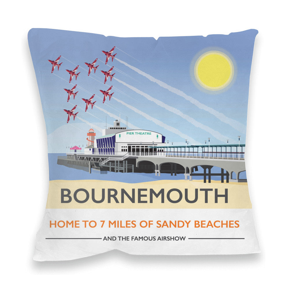 Bournemouth, Dorset Fibre Filled Cushion