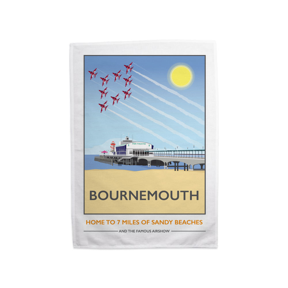 Bournemouth, Dorset Tea Towel