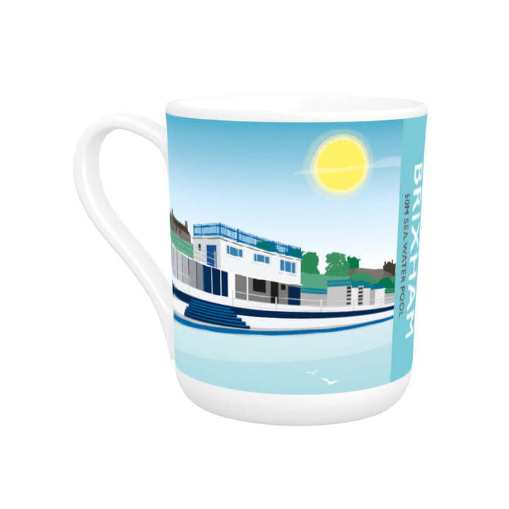 Devon Lido, Brixham Bone China Mug