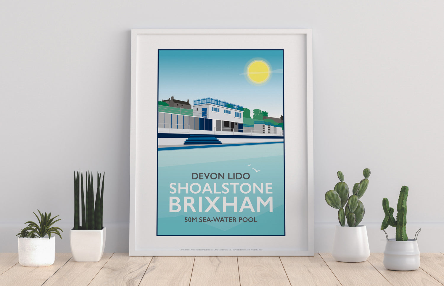 Devon Lido, Brixham - Art Print