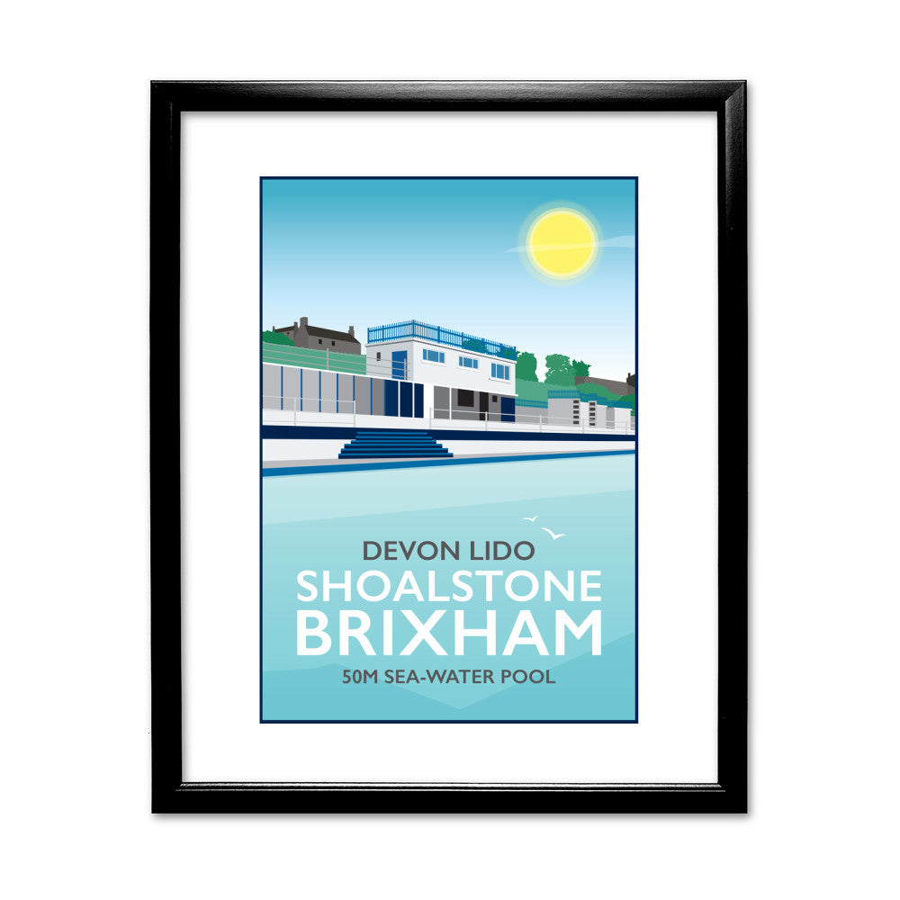 Devon Lido, Brixham - Art Print
