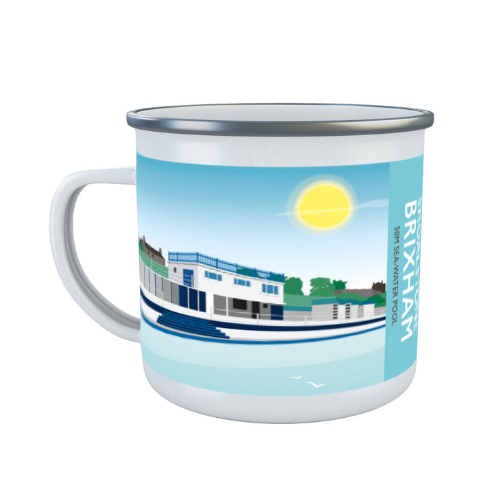 Devon Lido, Brixham Enamel Mug