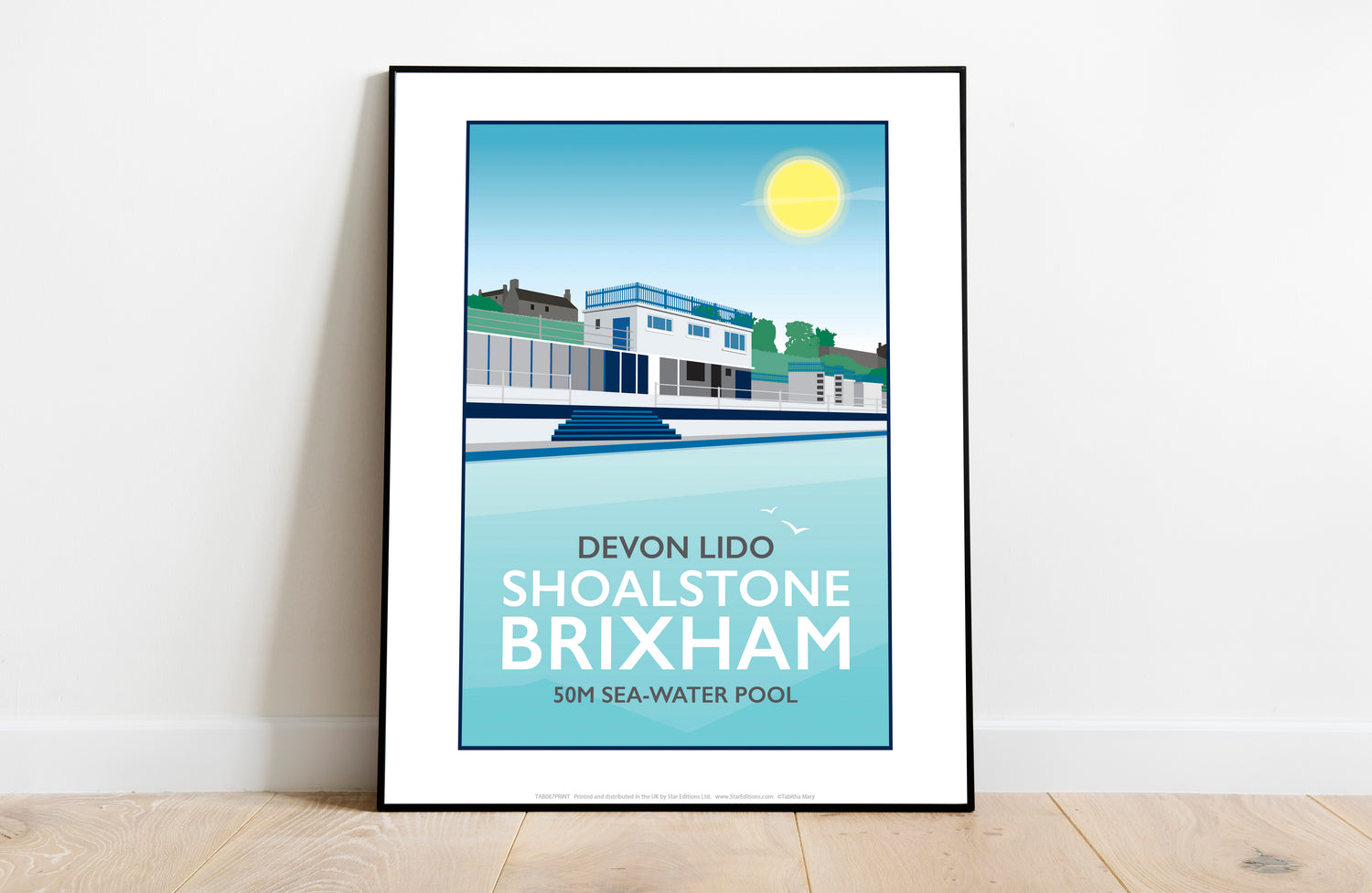 Devon Lido, Brixham - Art Print