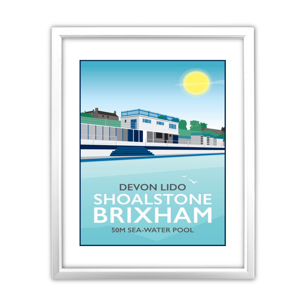 Devon Lido, Brixham - Art Print