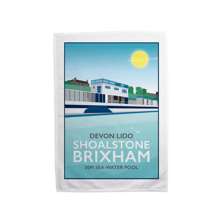 Devon Lido, Brixham Tea Towel