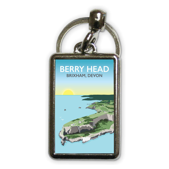 Berry Head, Brixham Metal Keyring