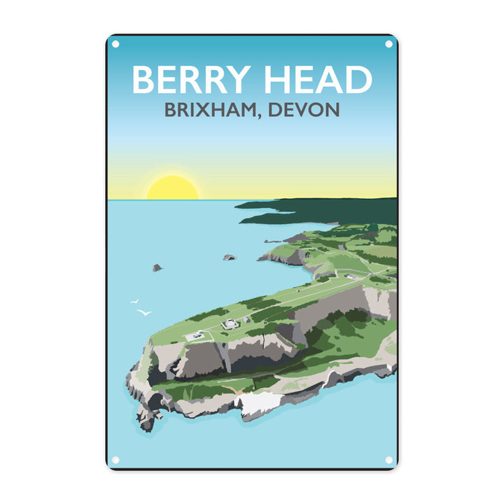 Berry Head, Brixham Metal Sign