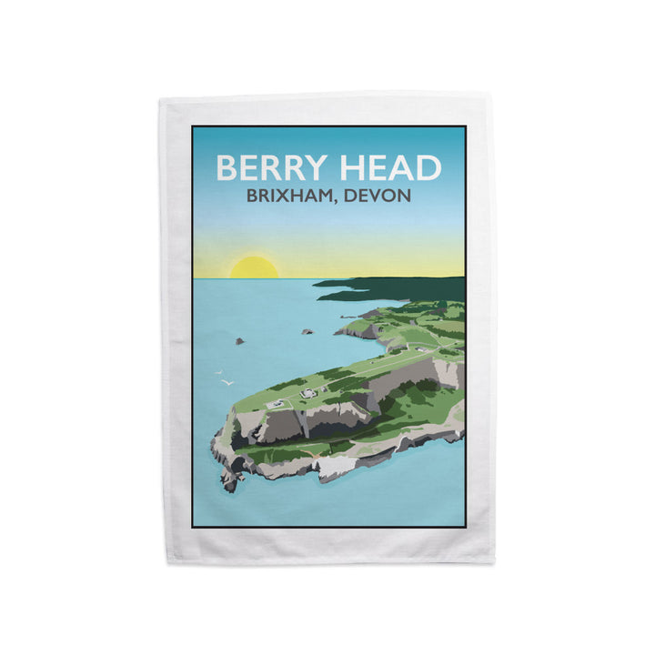 Berry Head, Brixham Tea Towel