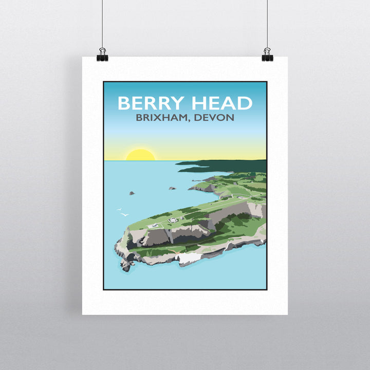 Berry Head, Brixham 90x120cm Fine Art Print