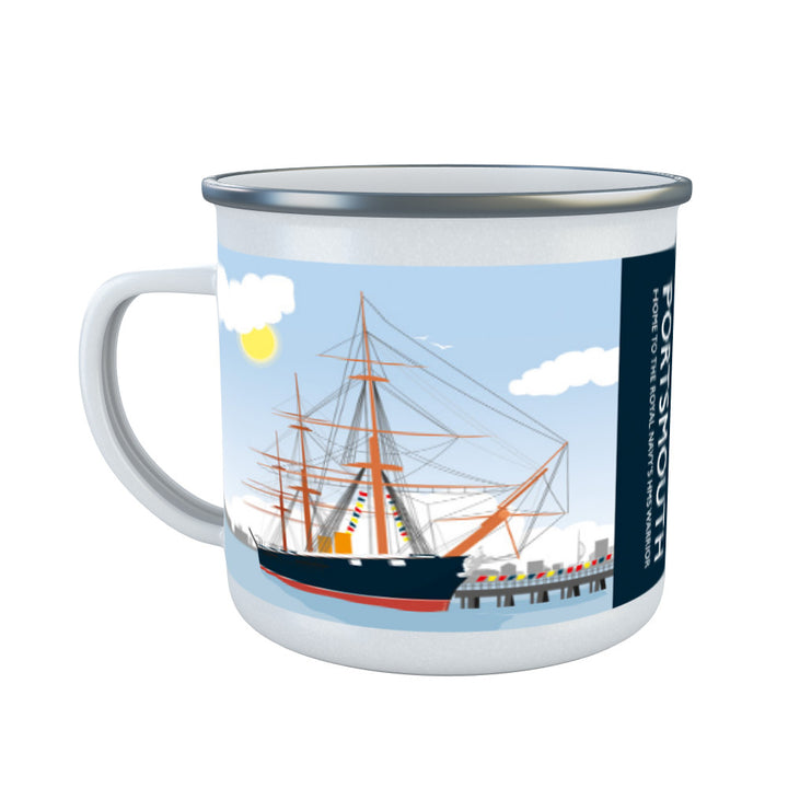 HMS Warrior, Portsmouth Enamel Mug