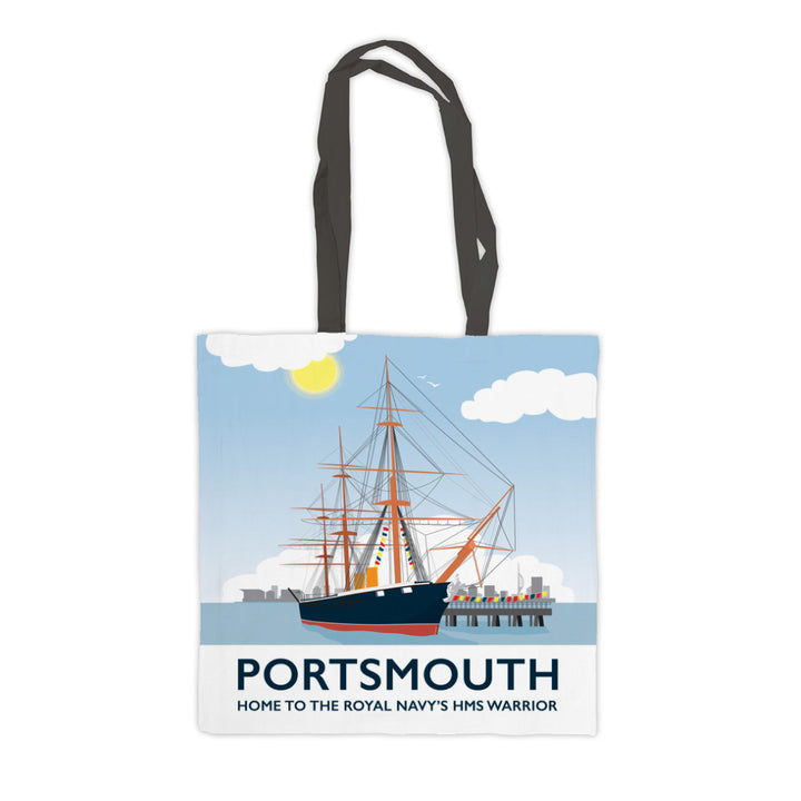 HMS Warrior, Portsmouth Premium Tote Bag