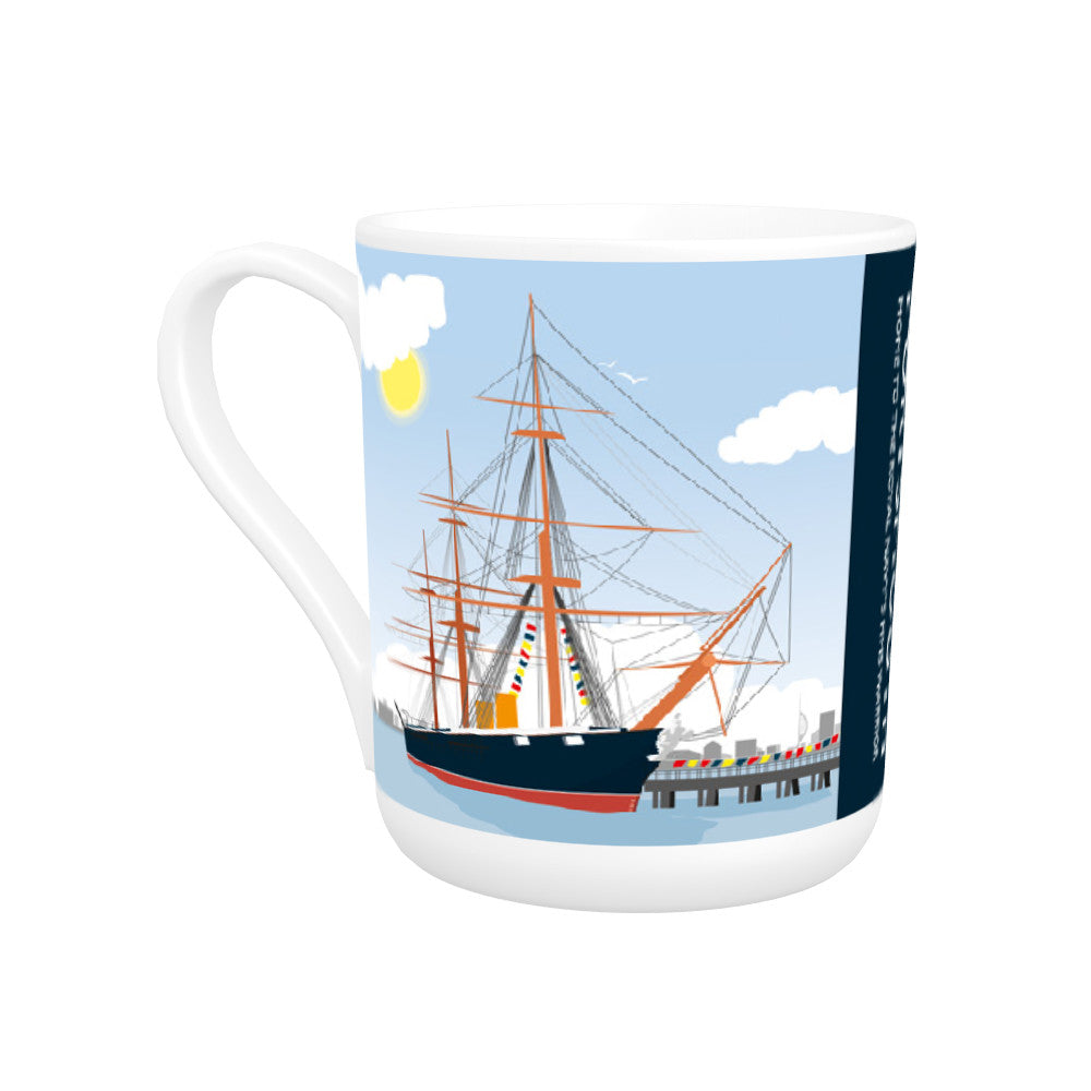 HMS Warrior, Portsmouth Bone China Mug