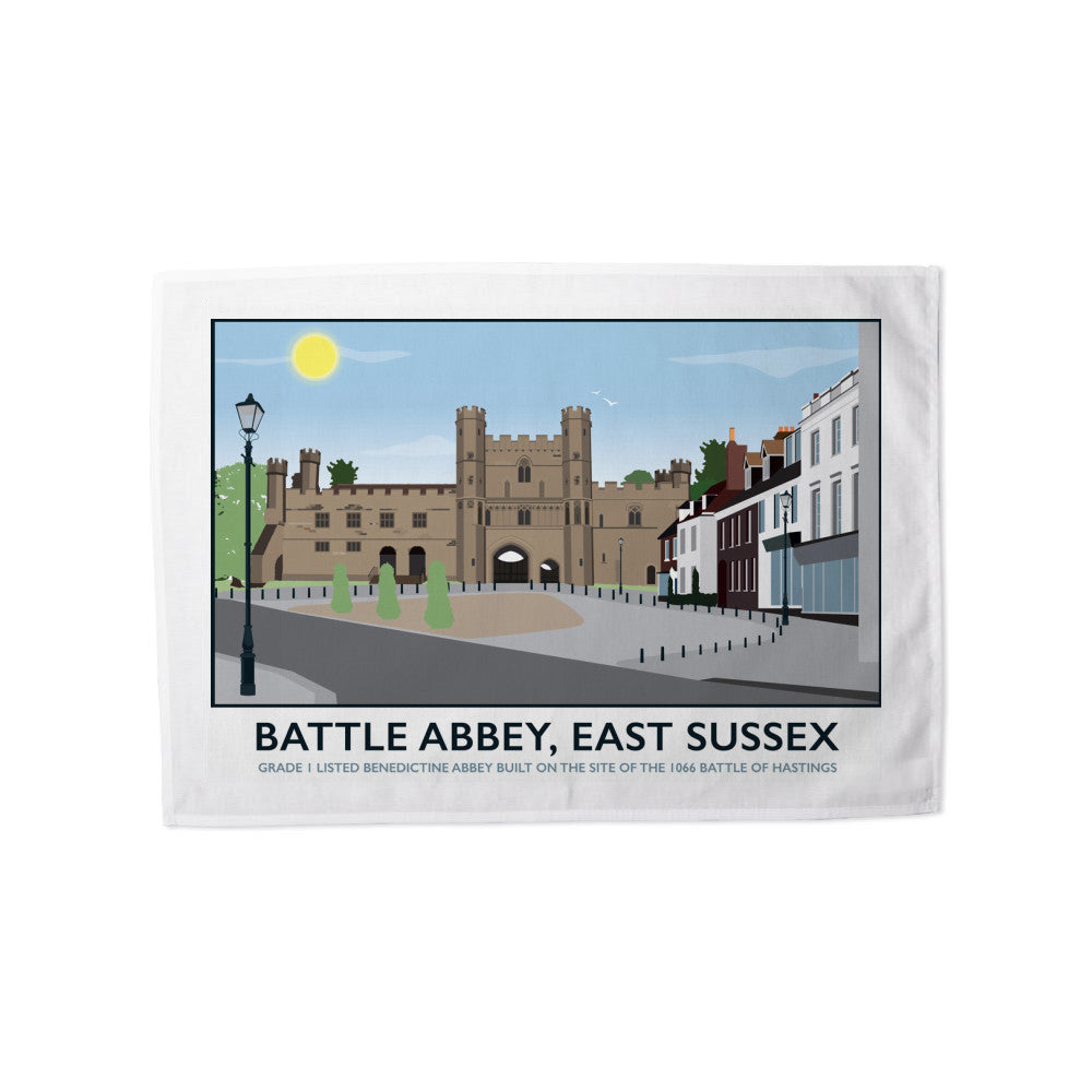 Battle Abbey, Battle Tea Towel
